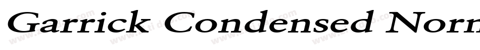 Garrick Condensed Normal字体转换